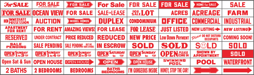Custom Real Estate Signs in San Diego, CA | Signs Done Fast