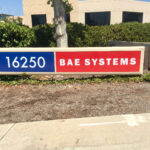 Bae Systems Sign Cabinet - Lightbox sign