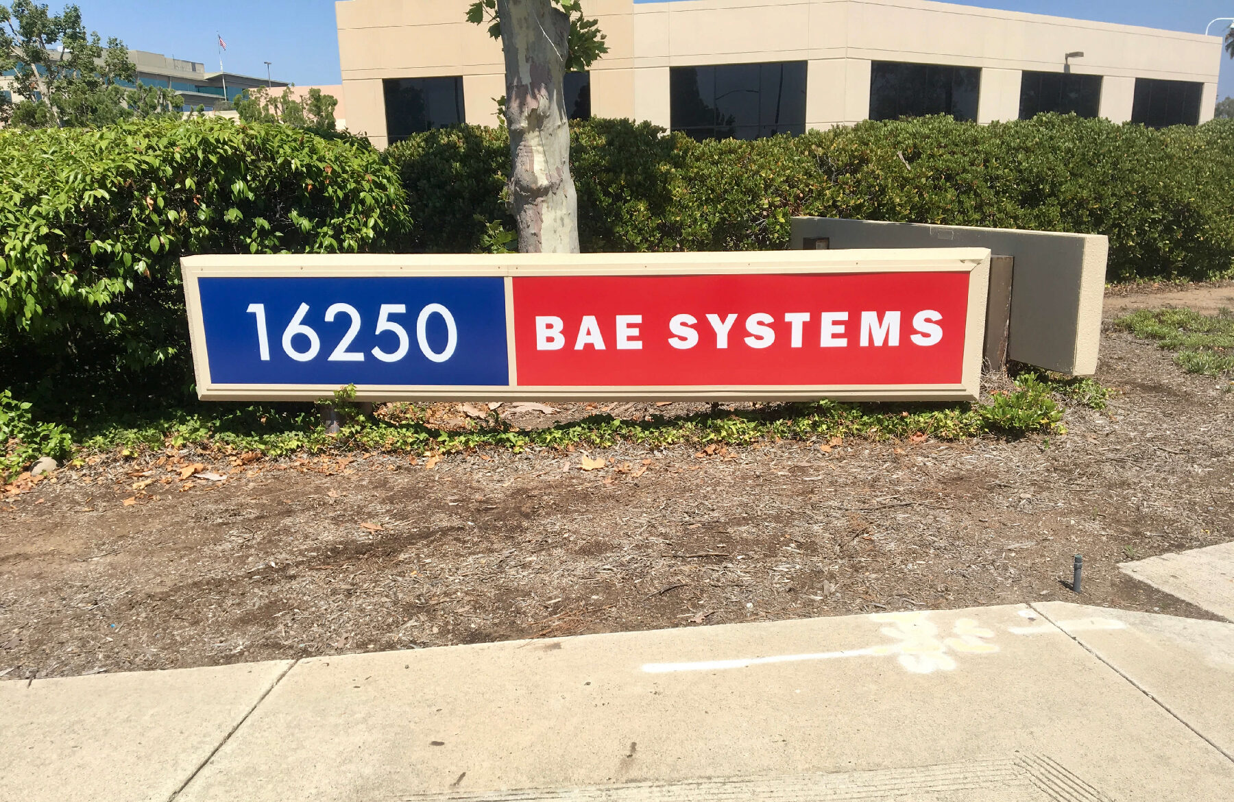 Bae Systems Sign Cabinet - Lightbox sign